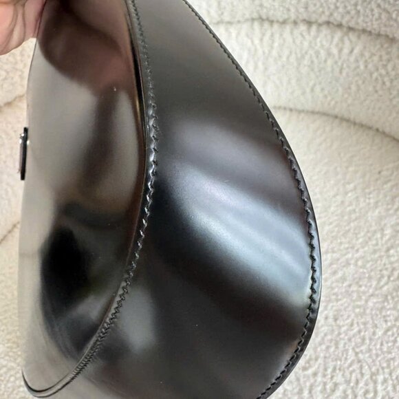 ❌SOLD❌ Prada Cleo Brushed Leather Shoulder Bag Black - Picture 7 of 16